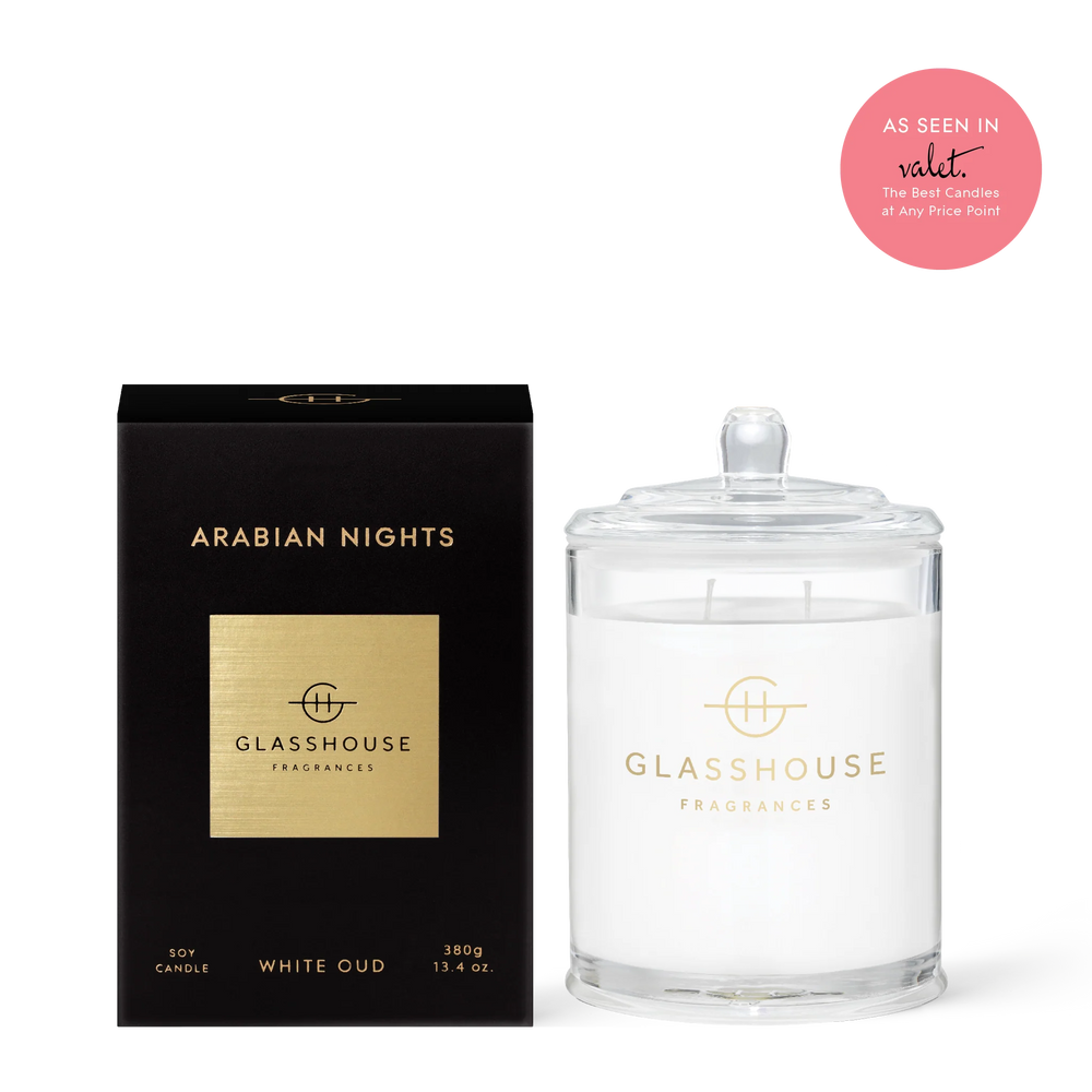 Glasshouse Fragrances Arabian Nights Candle - Eden Lifestyle