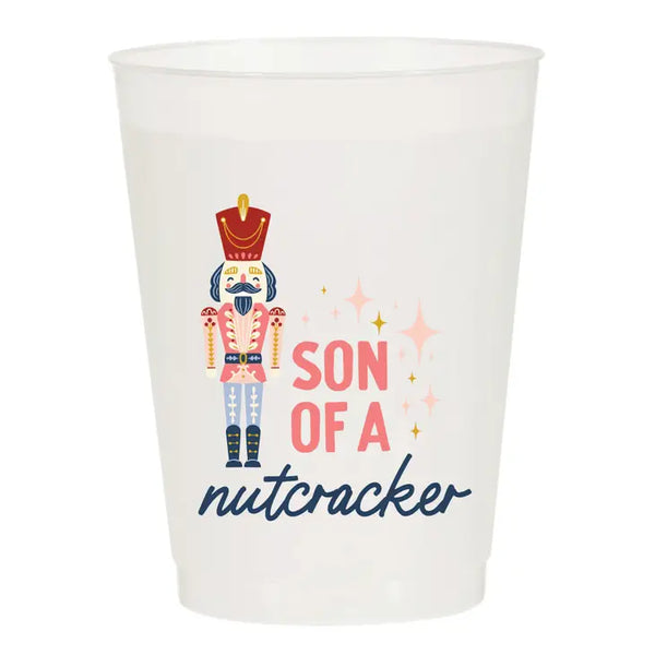 Son of A Nutcracker Christmas Frosted Cups Christmas Eden Lifestyle