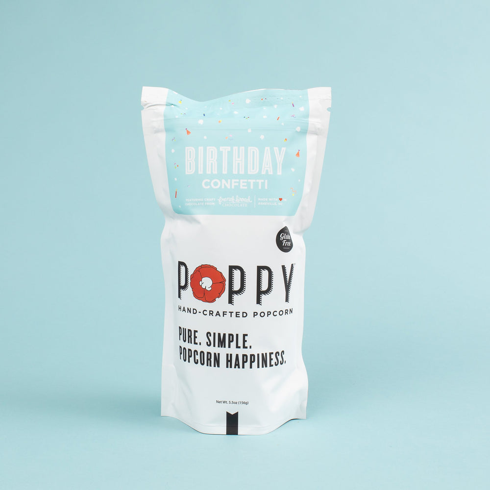 Poppy Popcorn Birthday Confetti Market Bag - Eden Lifestyle