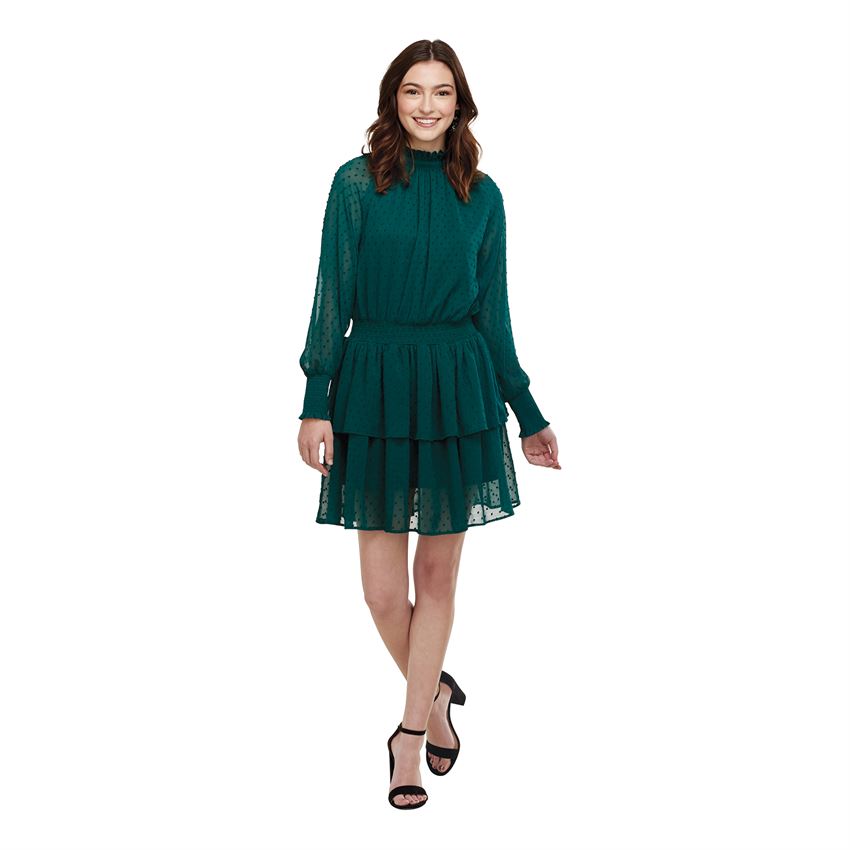 knee length dresses for ladies Mud Pie Victoria Smocked Dress Peacock – Eden Lifestyle