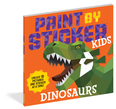 Paint By Sticker Dinosaurs Book - Eden Lifestyle