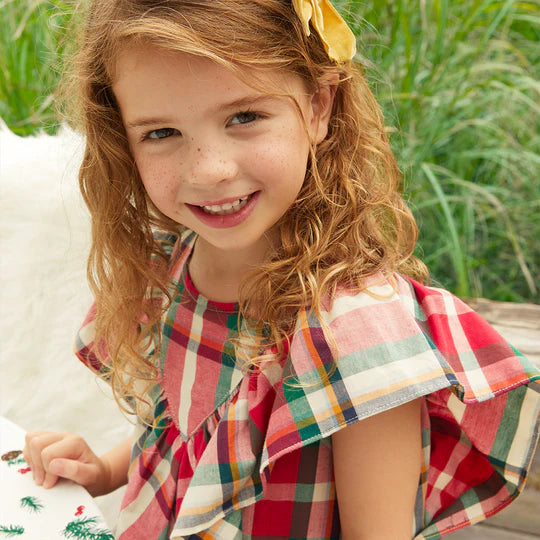 Pink Chicken Raphaela Dress - Holiday Tartan Pink Chicken Raphaela Dress - Holiday Tartan