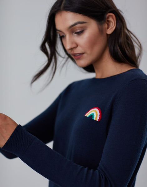 Joules asha rainbow jumper hotsell
