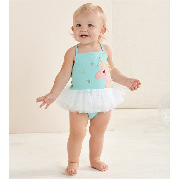 Baby unicorn swimsuit 2025