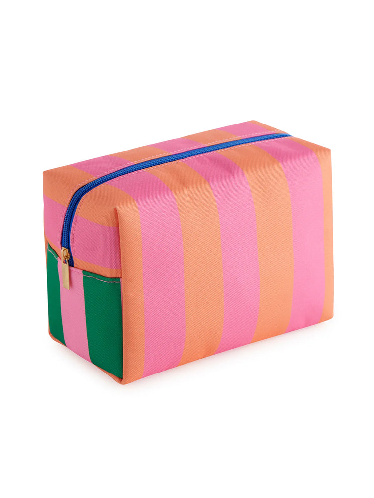 Cabana Stripe Zip Pouch - Eden Lifestyle
