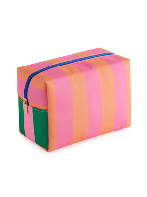 Cabana Stripe Zip Pouch - Eden Lifestyle