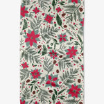 Woodland Poinsettia Tea Towel - Eden Lifestyle