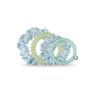 Spiral Hair Coils | Mixed Pack | Chintz Mist Hair Ties - Eden Lifestyle