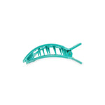 Square Flat Hair Clip Totally Turquoise