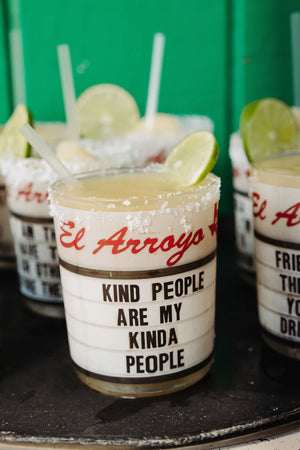 El Arroyo Set of 4 Sign Acrylic Cups - Best Friends - Eden Lifestyle