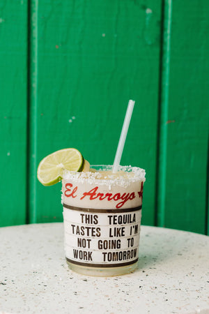 El Arroyo Set of 4 Sign Acrylic Cups - Tequila Sunrise - Eden Lifestyle