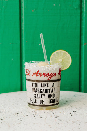 El Arroyo Set of 4 Sign Acrylic Cups - Tequila Sunrise - Eden Lifestyle
