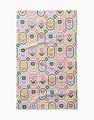 Petal Patchwork Tea Towel