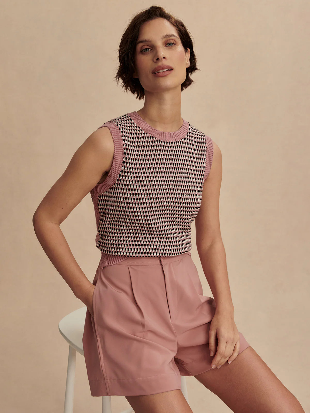 Knowles Textured Knit Vest - Eden Lifestyle