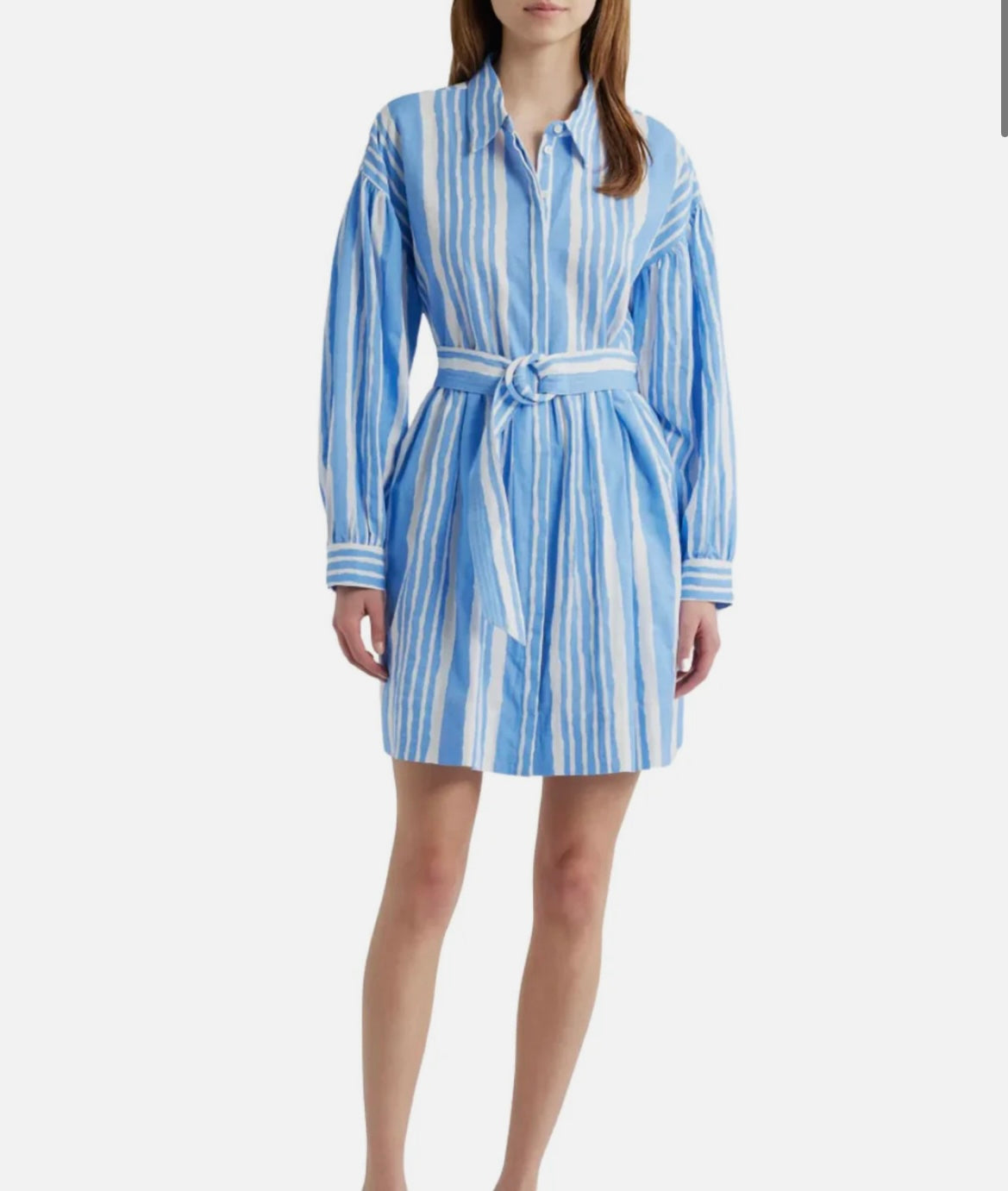 Cleobella - Tiana Mini Dress Blue Vecchio Stripe - Blue Vecchio Stripe - Bay Club Cleobella - Tiana Mini Dress Blue Vecchio Stripe - Blue Vecchio Stripe - Bay Club