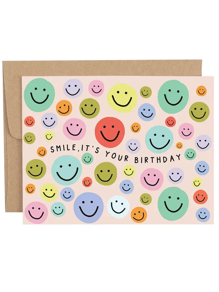 Smile Birthday Greeting Card - Eden Lifestyle