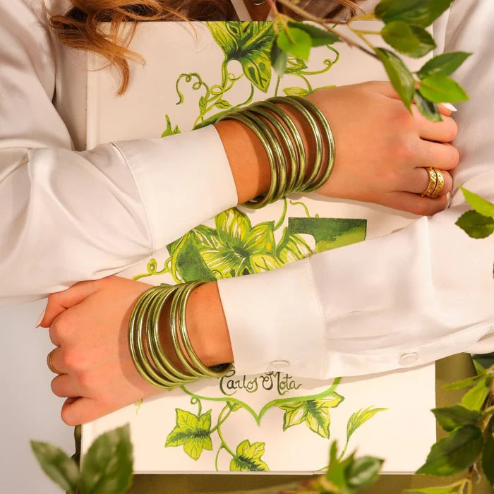 BuDhaGirl Set of 6 Limon All Weather Bangles - Eden Lifestyle