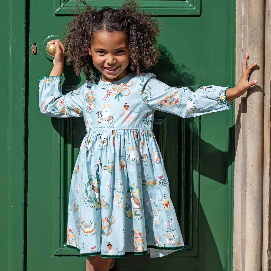 Girls Amma Dress 12 Days of Christmas - Eden Lifestyle