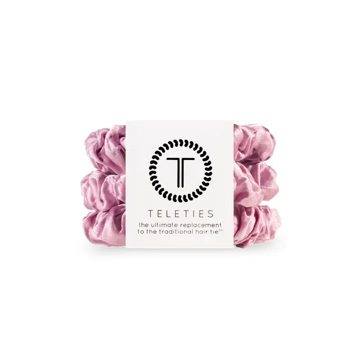 Silk Scrunchies | Small | I Pink I Love You - Eden Lifestyle