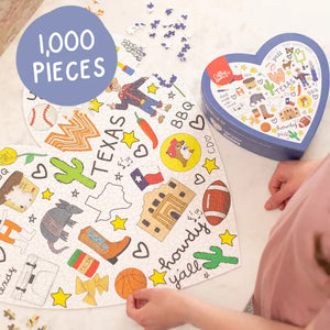 Love for Texas Puzzle 1,000 piece - Eden Lifestyle