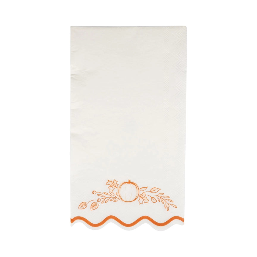 Pumpkin Guest Napkin - Eden Lifestyle