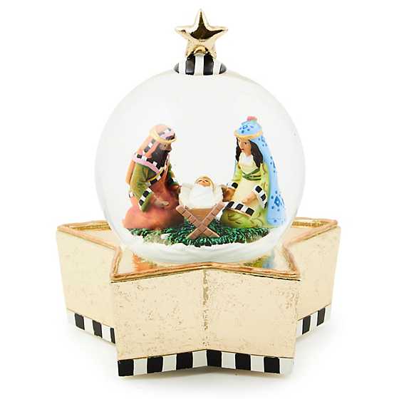 Patience Brewster Nativity Snow Globe - Eden Lifestyle