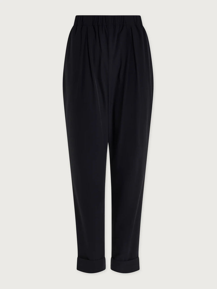 Alana Slim Tapered Cuff Pant 27" Black - Eden Lifestyle