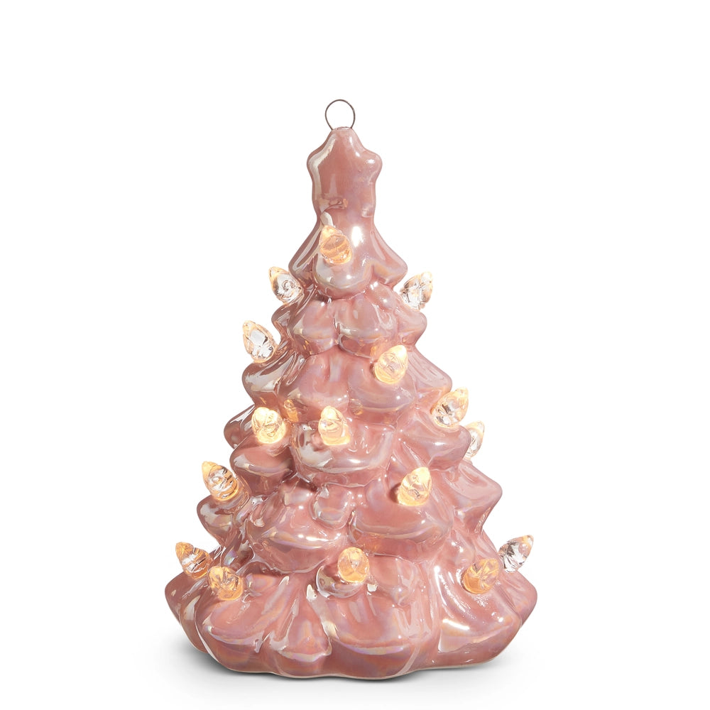 Pink Vintage Christmas Tree Ornament - Eden Lifestyle