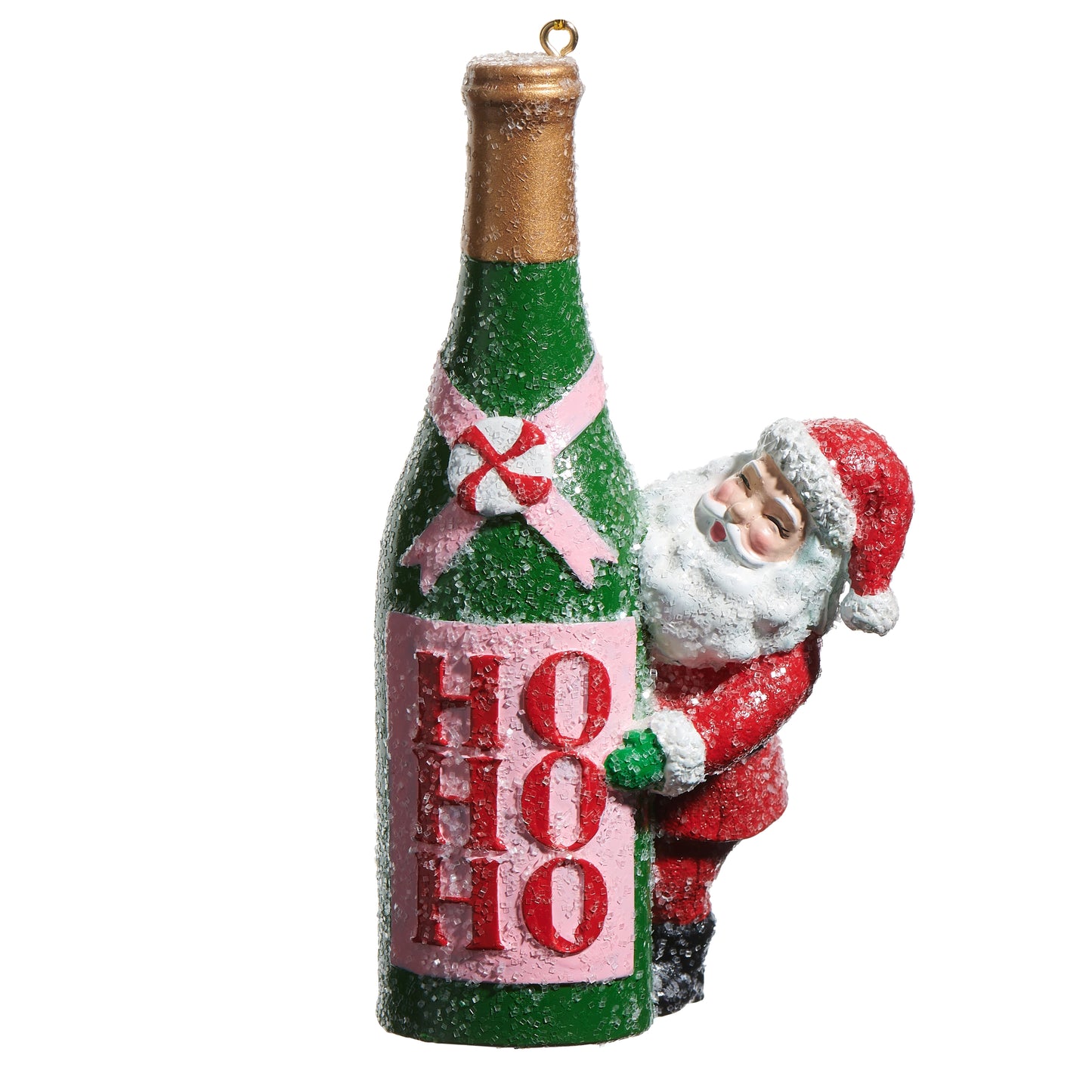 Santa Cheers Ornament - Eden Lifestyle