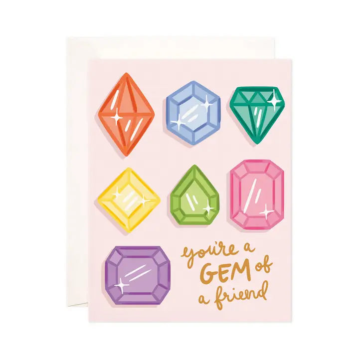 Gem of a Friend Greeting Card - Eden Lifestyle