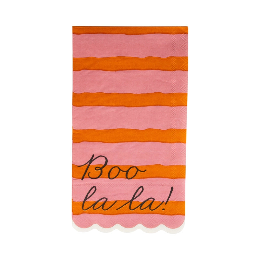 Pink & Orange Boo La La Dinner Napkin - Eden Lifestyle