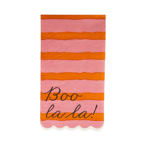 Pink & Orange Boo La La Dinner Napkin - Eden Lifestyle