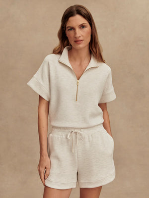 Ollie High-Rise Short 3.5'' Ivory Marl