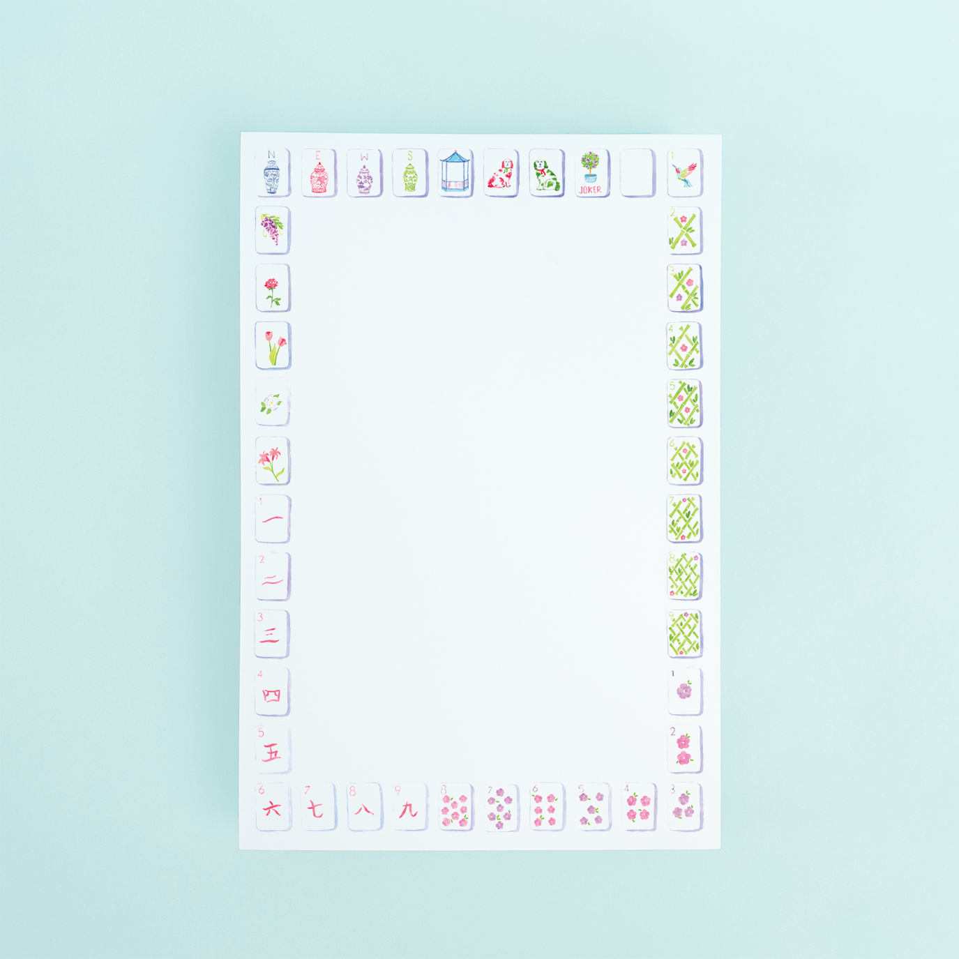 Mahjong Notepad - Eden Lifestyle