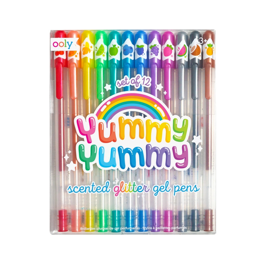 Yummy Yummy Scented Glitter Gel Pens - Eden Lifestyle