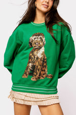 Green Golden Doodle Sweatshirt
