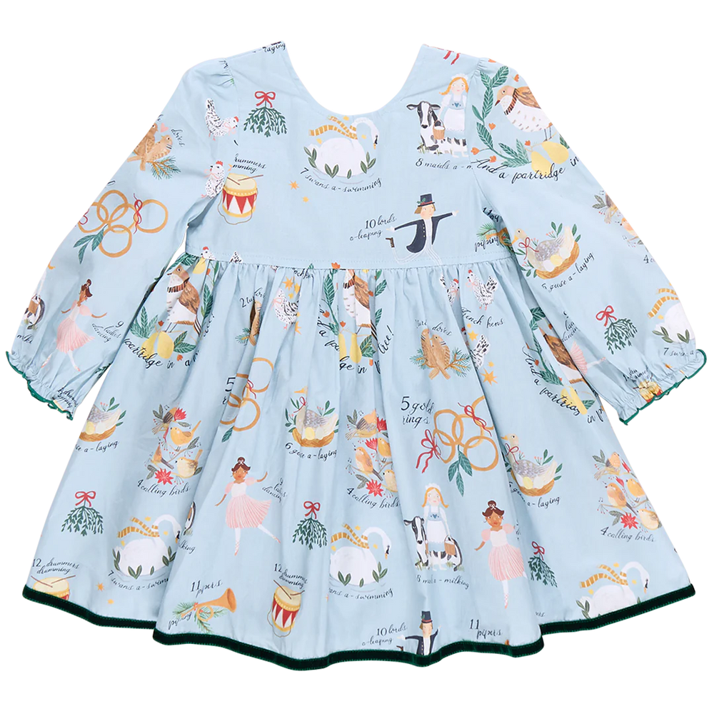Girls Amma Dress 12 Days of Christmas - Eden Lifestyle