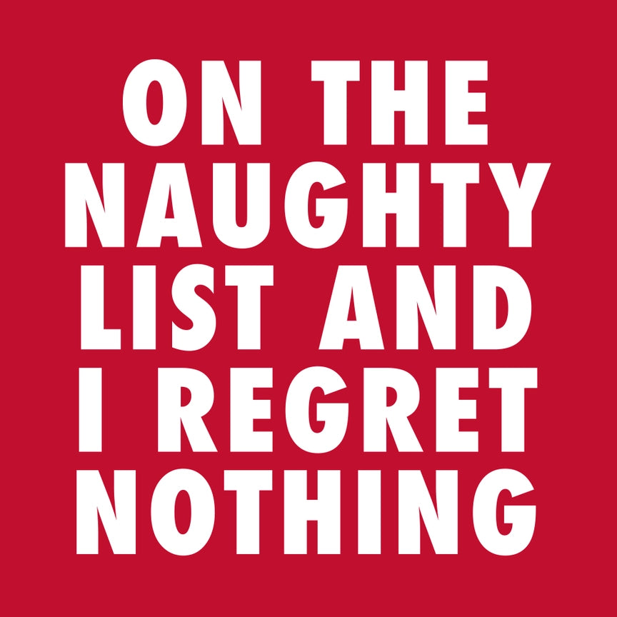 Naughty List Napkin - Eden Lifestyle