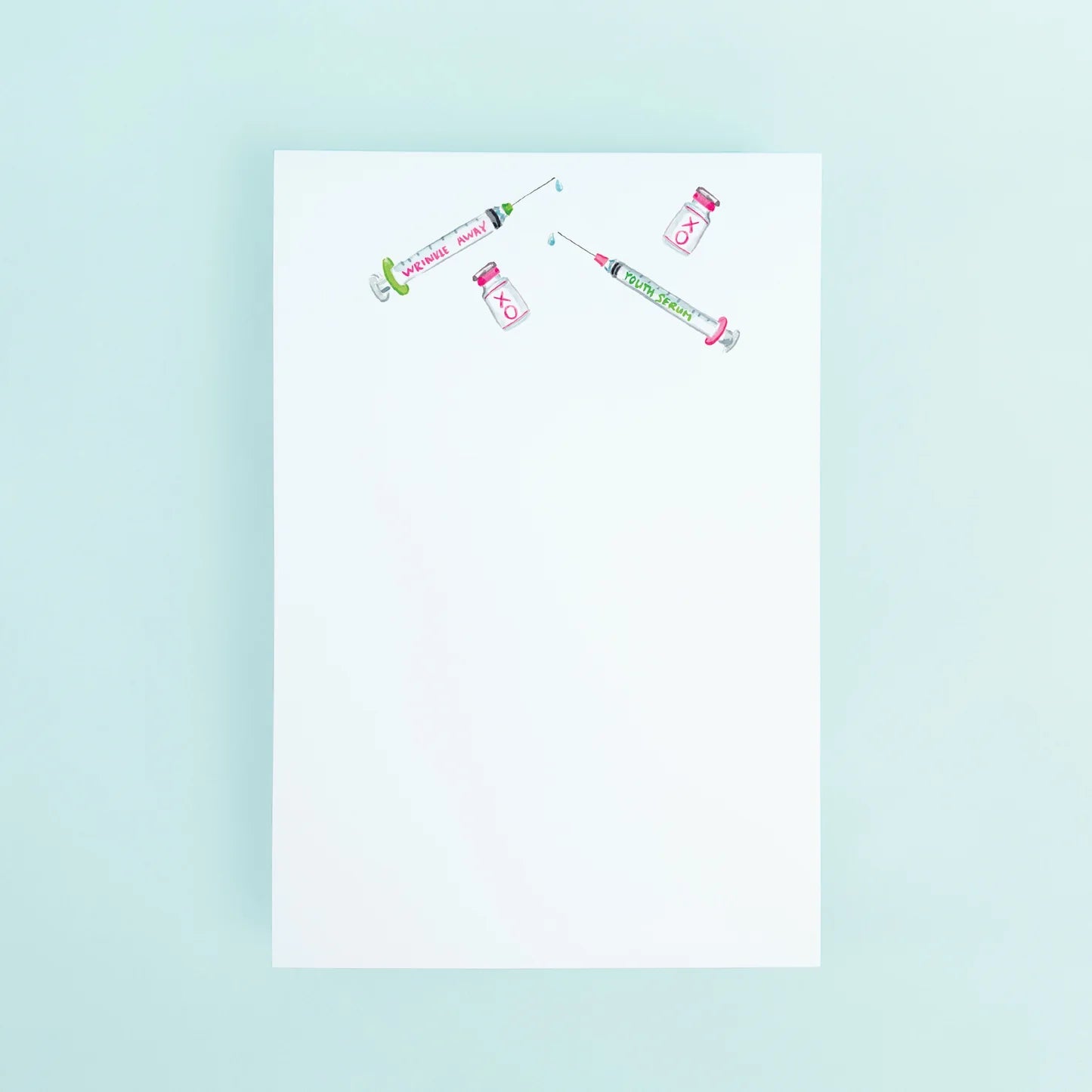 Botox Needles Notepad - Eden Lifestyle
