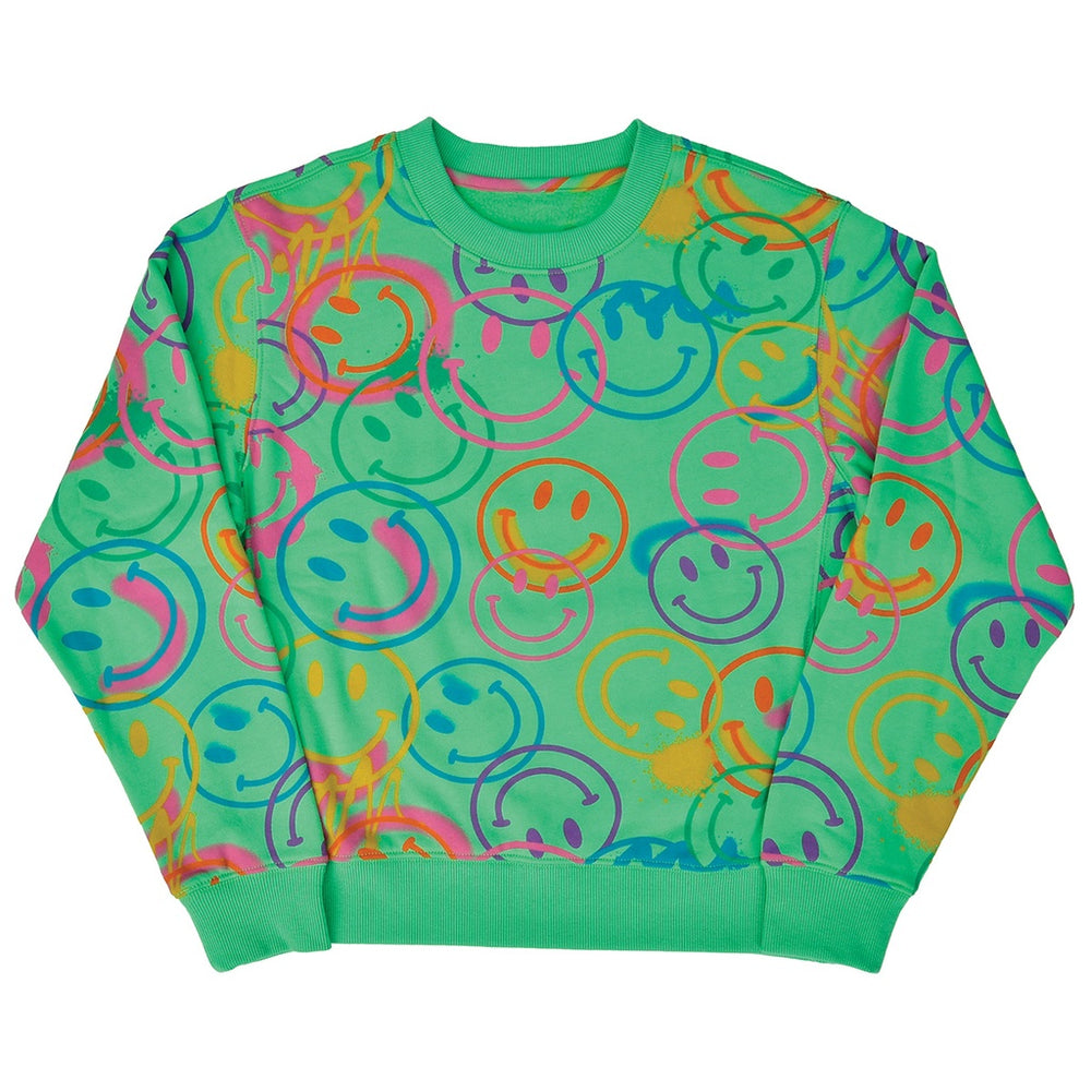 All Over Smile Sweatshirt - Eden Lifestyle