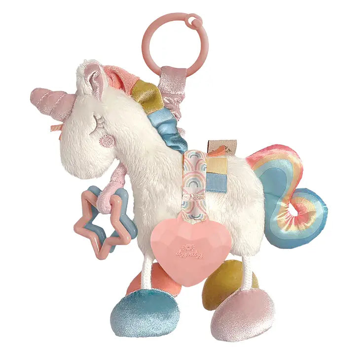 Itzy Friends Link & Love™ Unicorn Activity Plush with Teether Toy - Eden Lifestyle