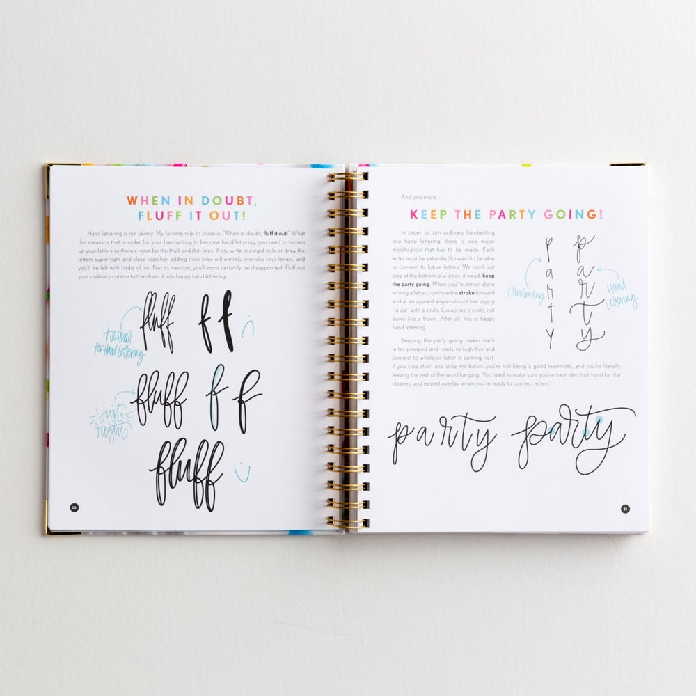 Happy Hand Lettering - Creative How-To Guide Maghon Taylor - Eden Lifestyle