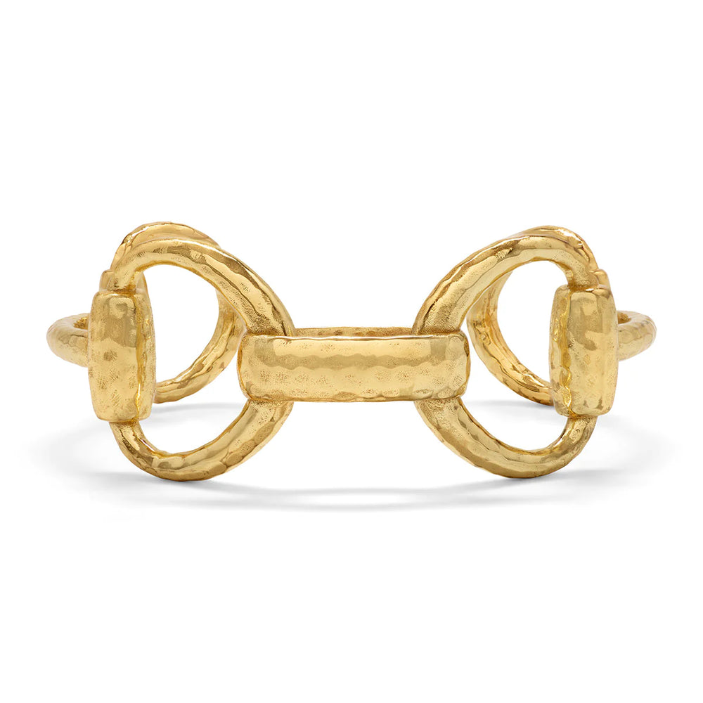 Equestrian Snaffle Bit Link Cuff - Gold - Eden Lifestyle