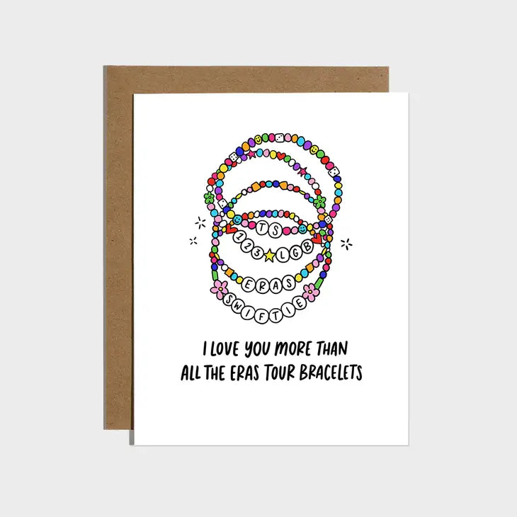 Eras Friendship Bracelets Card - Eden Lifestyle