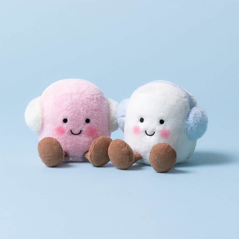 Jellycat Amuseables Toastie Pink and White Marshmallows - Eden Lifestyle