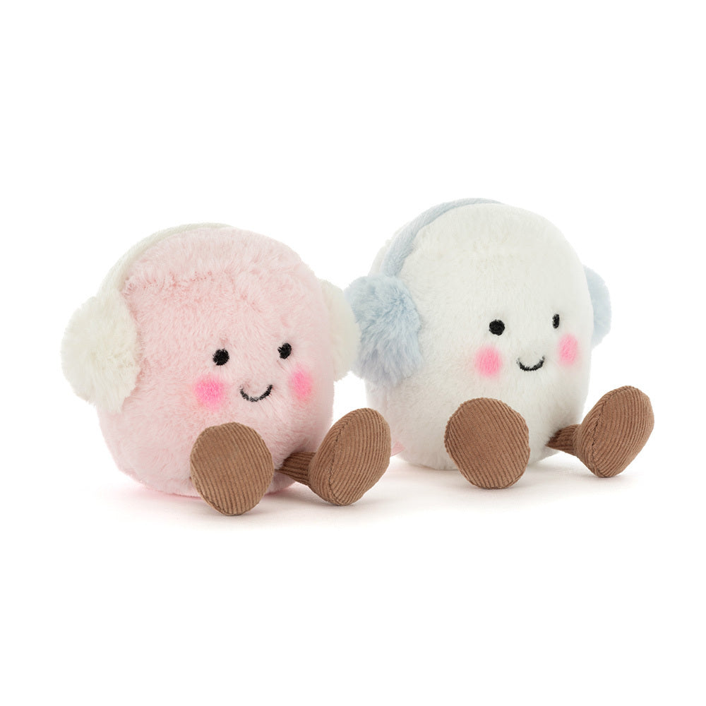 Jellycat Amuseables Toastie Pink and White Marshmallows - Eden Lifestyle