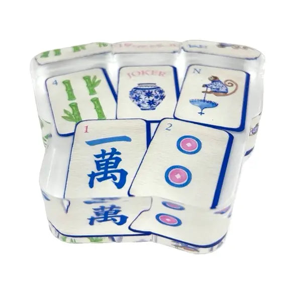 Acrylic Napkin Weight, Preppy Mahjong - Eden Lifestyle