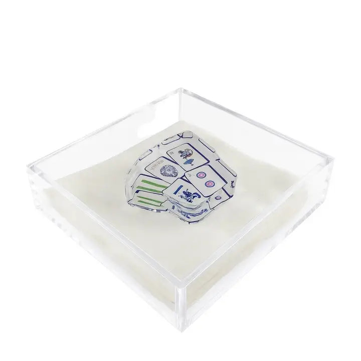 Acrylic Napkin Weight, Preppy Mahjong - Eden Lifestyle