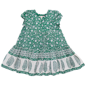 Adele Dress - Green Garden Floral - Eden Lifestyle