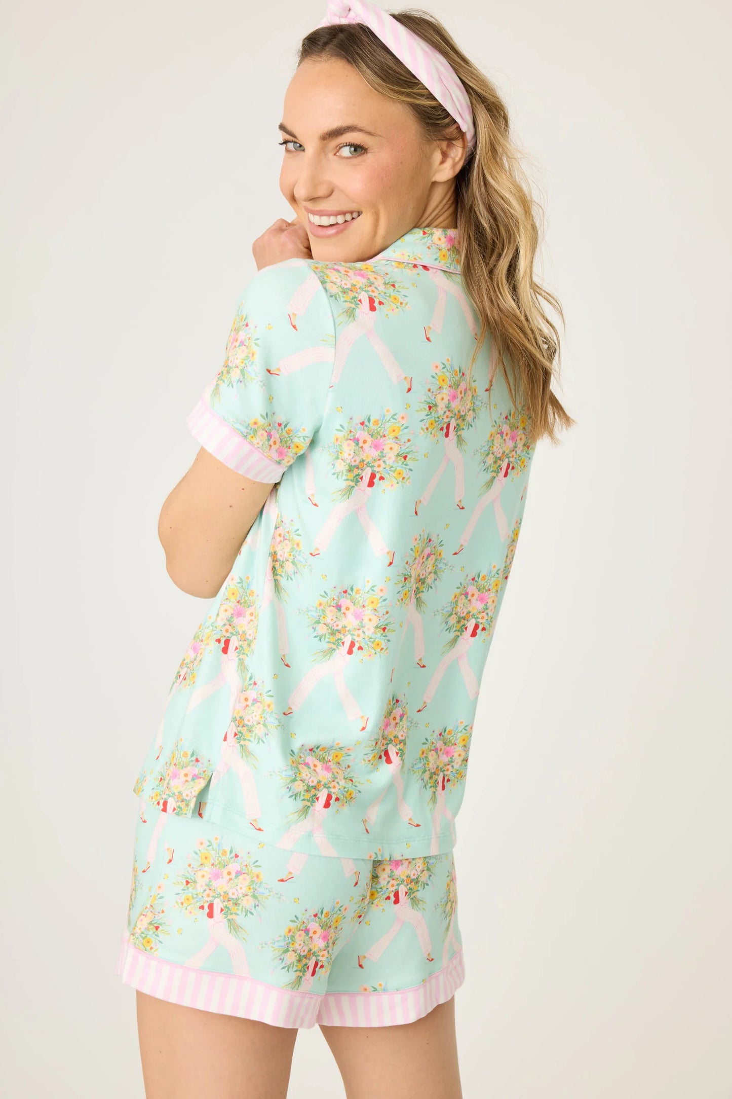 Adrian Valencia x PJS Floral 3-Piece PJ Set - Eden Lifestyle